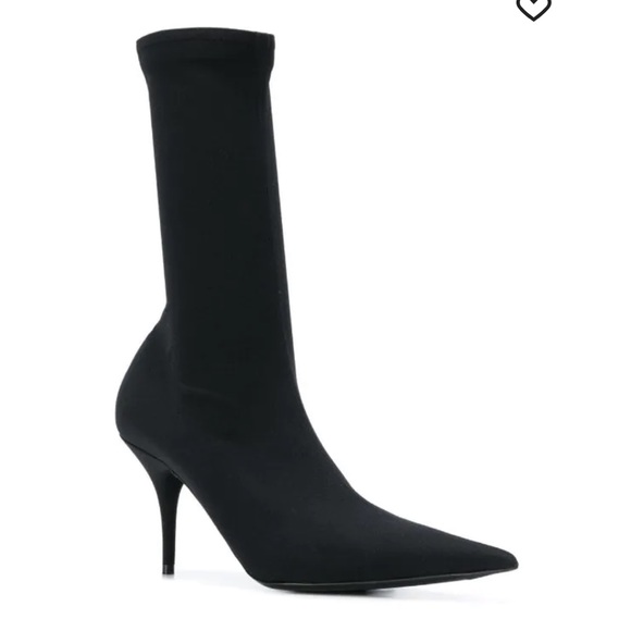 Balenciaga Authentic Knife Crepe Jersey Boots - Picture 2 of 15